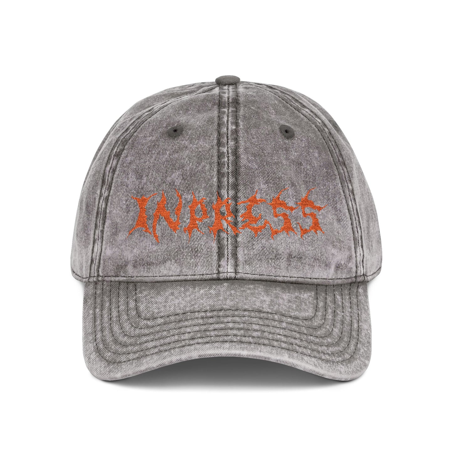 FACTS ARE METAL Cap in Grey Denim