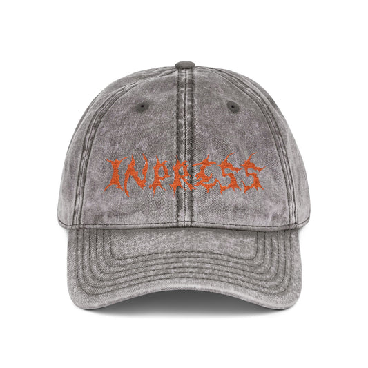 FACTS ARE METAL Cap in Grey Denim