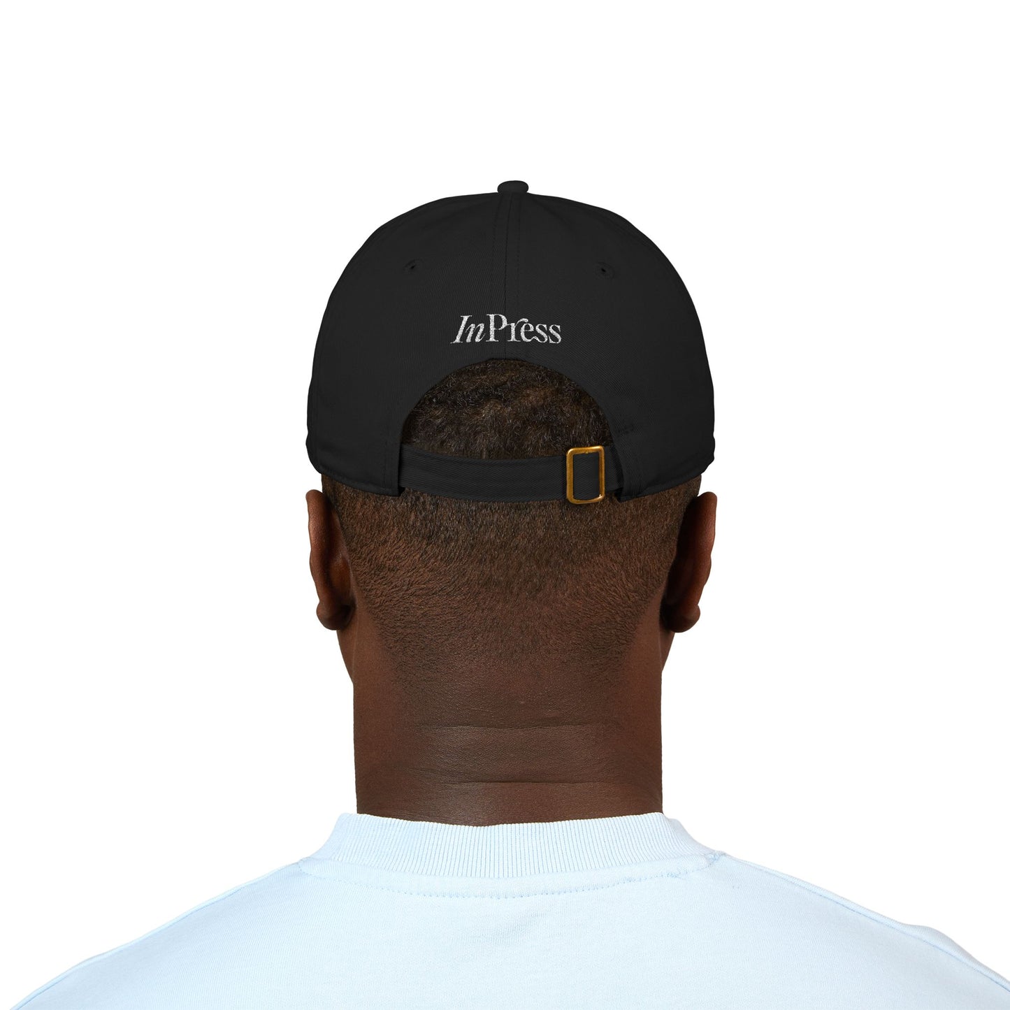 'news daddy' Embroidered Baseball Cap - Black