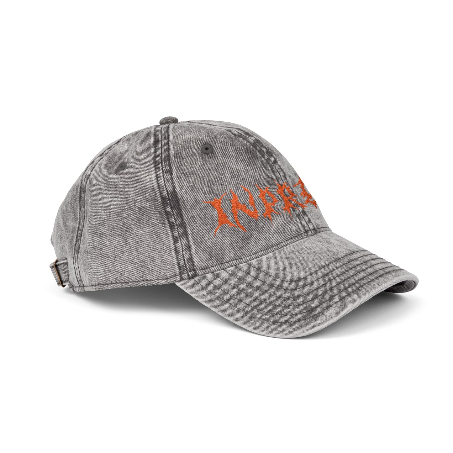 FACTS ARE METAL Cap in Grey Denim