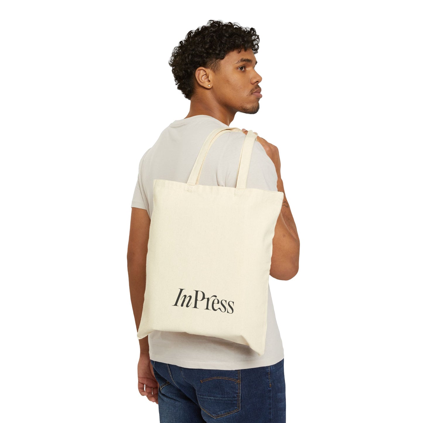 "Reality is Apolitical" Canvas Tote - Cream