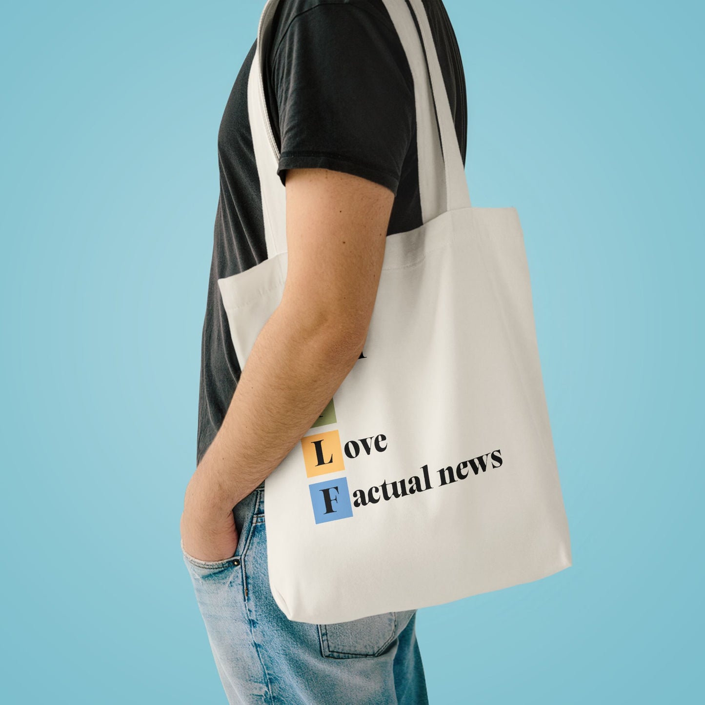M.I.L.F. ("Man I Love Factual News") Tote Bag