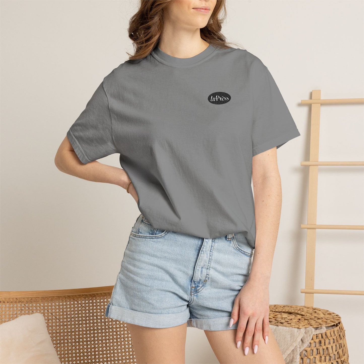 InPress Embroidered Logo T-Shirt